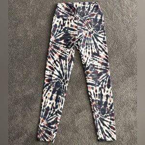 Skatie Tie Dye Leggings Lightly Worn